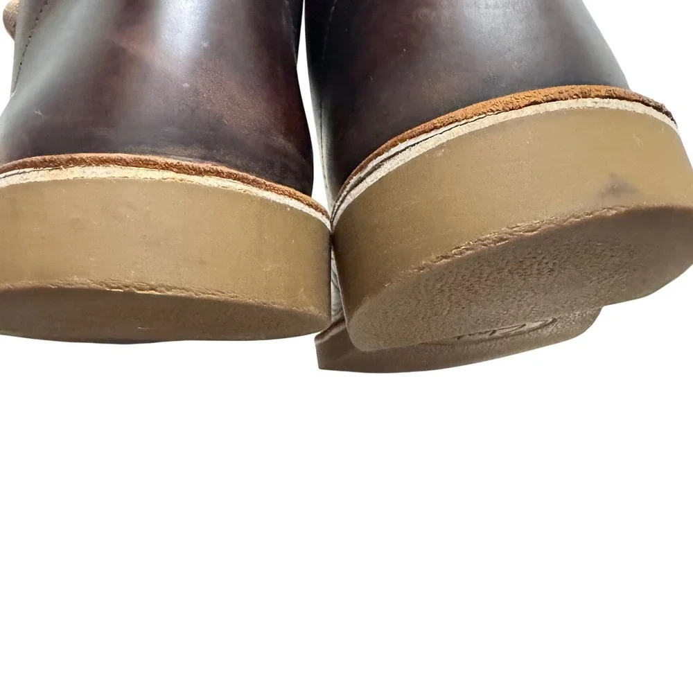 Clarks Desert Boots Mens 9.5 Dark Brown‎ Leather Chukka 260822863095